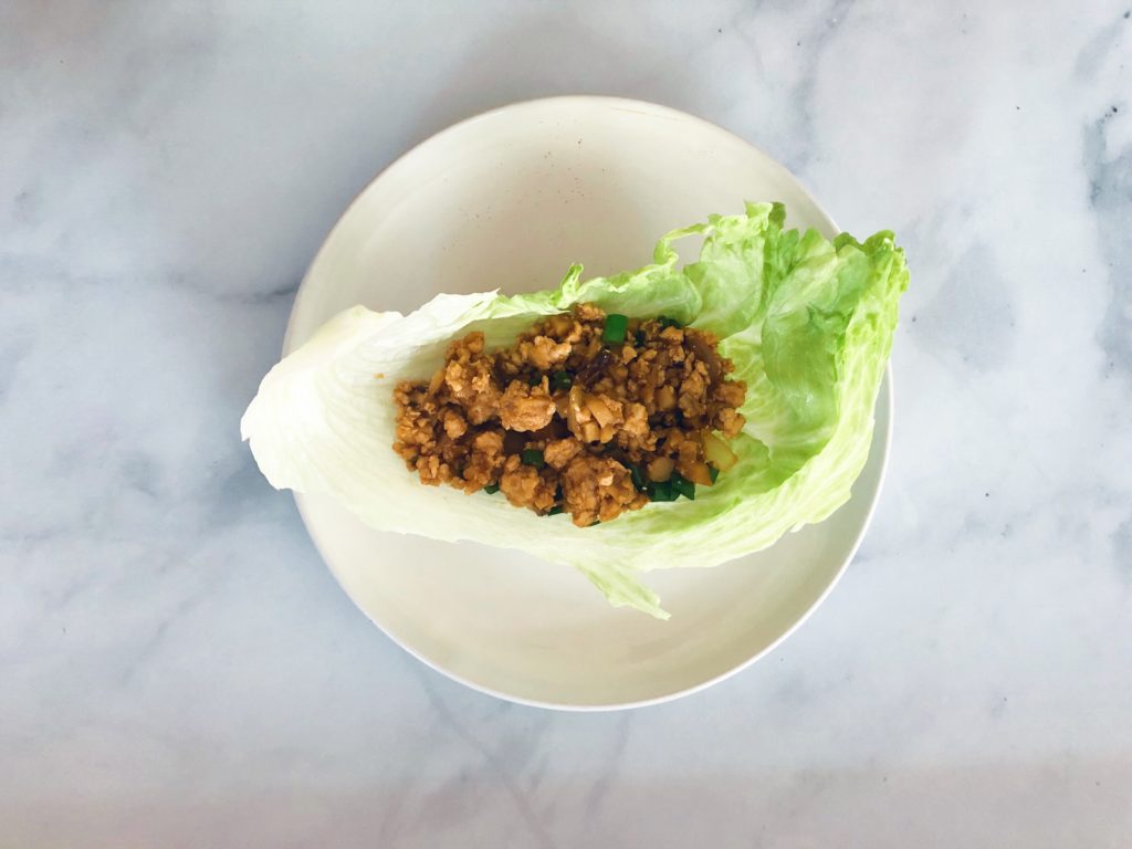 chicken lettuce wrap